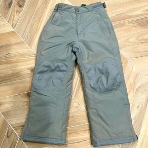 LL Bean gray snow pants.